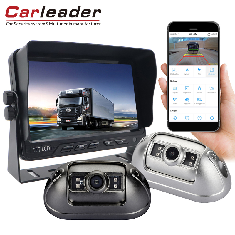 Carleader 1080P Yapay Zekalı Kör Nokta Algılama Araç Kamera Sistemi | Eskort Sürücüsünün Sürüş Güvenliği