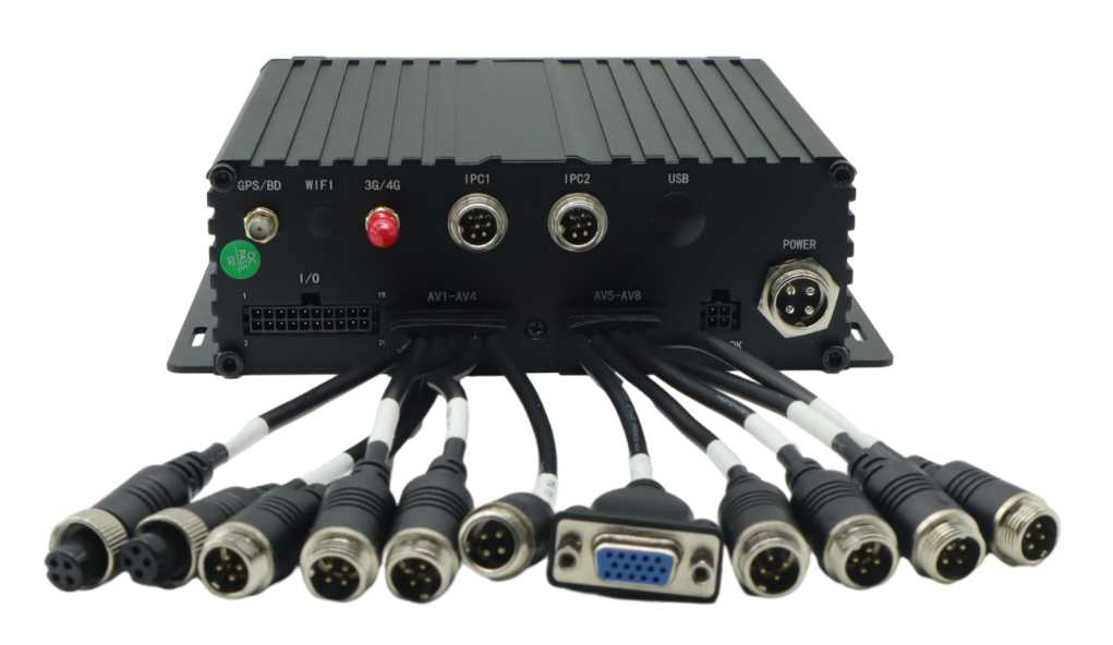Kamyon için GPS Wifi ile 8CH HDD Araç Mobil DVR