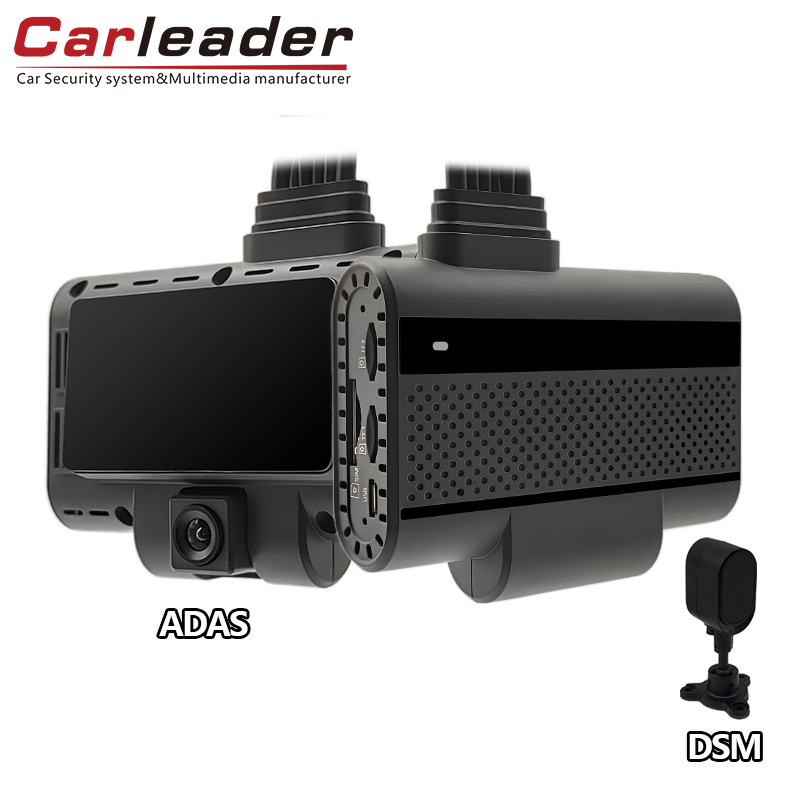 Carleader 4ch ADAS+DSM DVR AI Dash Kamera Otomobil Hailing Management