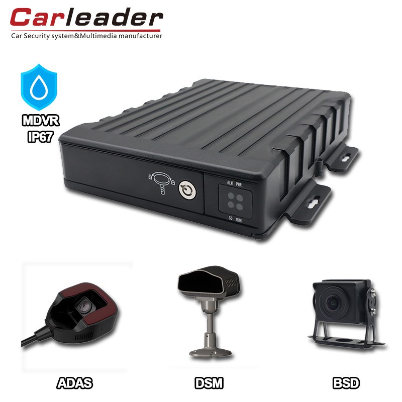Carleader IP67 Su Geçirmez AI 4CH SD Mobil DVR: Gelişmiş Araç İzleme Çözümü