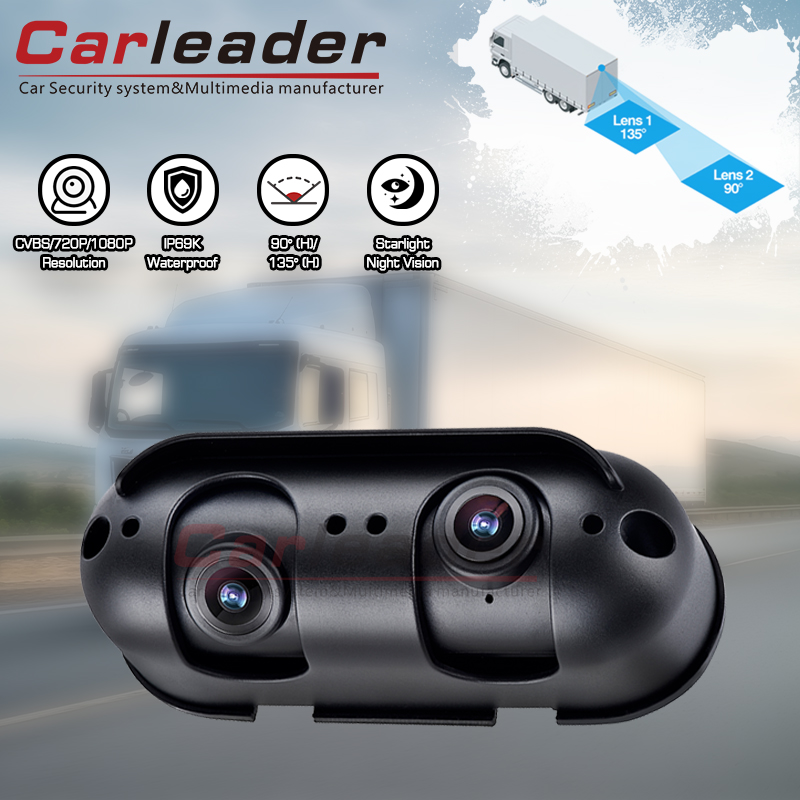 Carleader Starlight Su Geçirmez Çift Lens HD Ağır Hizmet Derecesi Arka Görünüm Kamera: Açıkça bakınız, güvenle sürün.