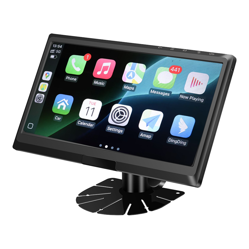 Carleader 9 İnç IPS AHD Sinyal Girişi Araç Monitörü Desteği CarPlay Multimedya