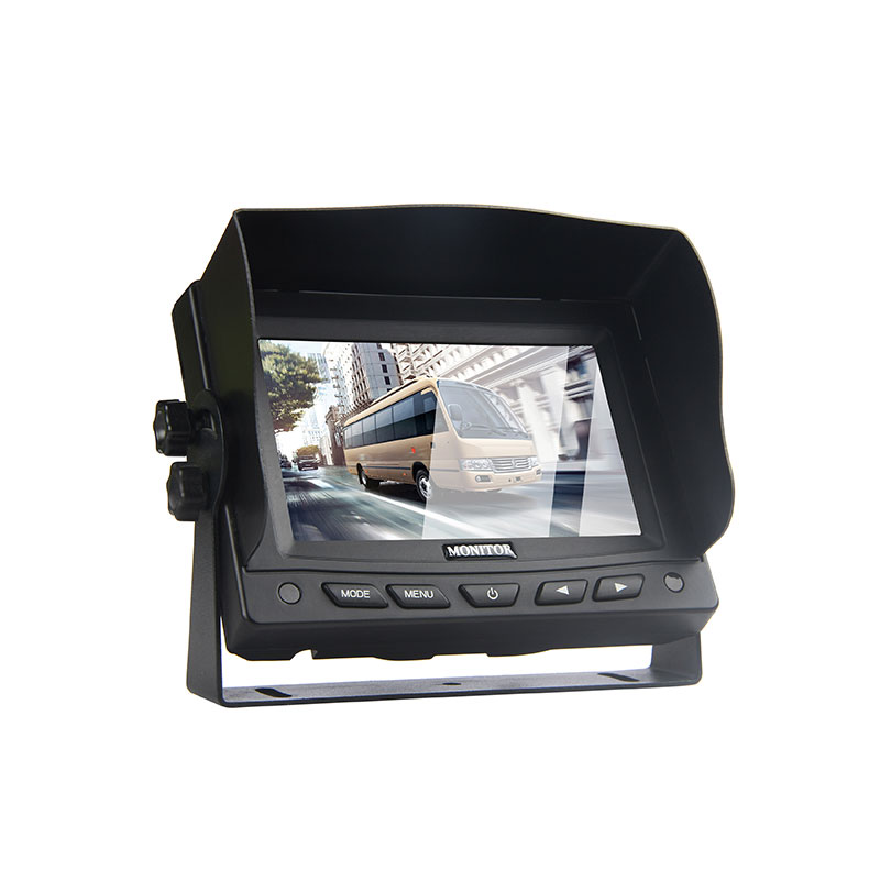 5 inç TFT LCD Ağır Hizmet Tipi Araç Çizgi Montaj Monitörü