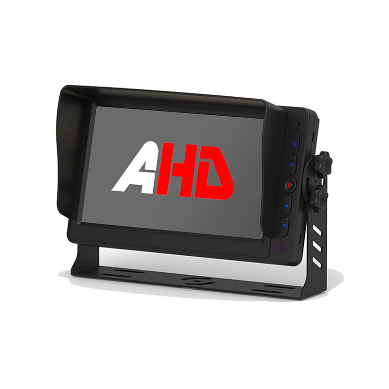 5 Arkadan Aydınlatmalı Düğme ve Çift Video Girişli 7 İnç AHD Araç Monitörü