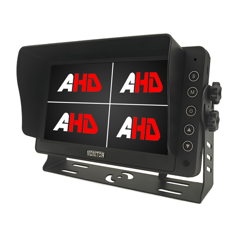 4 AHD Girişli ve 720P Kayıtlı 7 İnç Araç Monitörü