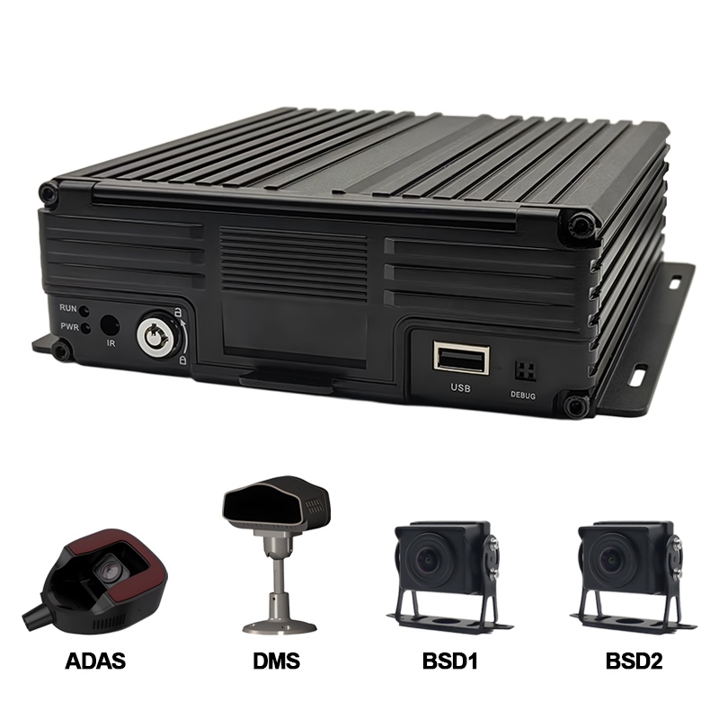 8CH AI HDD Mobil DVR Desteği ADAS+DMS+BSD